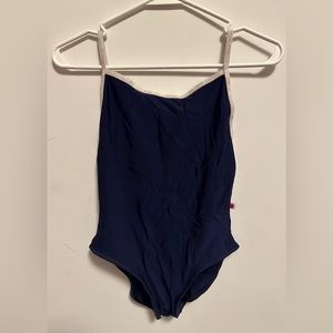 Yumiko Heather Navy Blue Leotard